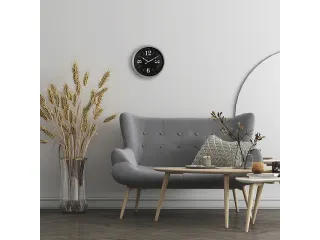 Landelijke wandklok - 39cm - Stille klok - Wit/ ZIlver - NeXtime "Clas - 5