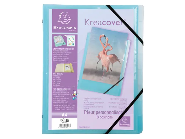 Sorteermap 8 ind KRE ACVER PASTEL geass