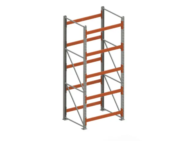 Rayonnage grande largeur départ HxlxP 3300x1470x1100mm 5niveaux sans