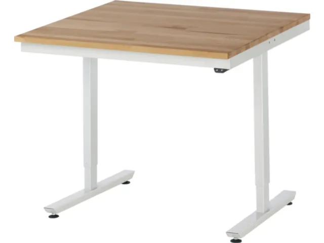 Werkbank elektrisch hoogte verstelbaar 720-1120x1000x1000mm beukblad