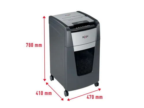 Papiervernietiger Rexel Optimum Auto+ 225X P-4 snippers 4x26mm