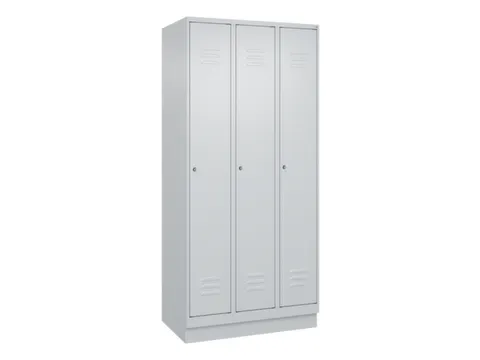 locker voor scheiding van kleding,HxBxD 1950x900x500mm,3vak