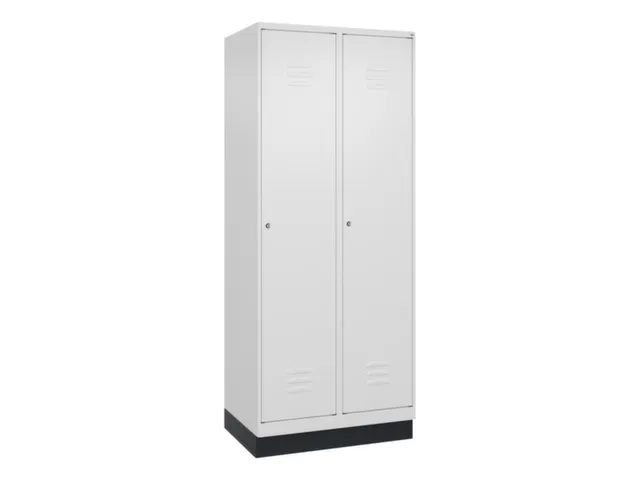 locker,HxBxD 1950x800x500mm,2vak,vak B 400mm,cil.-slot,sokkel