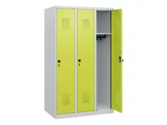 schoollocker,HxBxD 1530x900x500mm,3vak,vak B 300mm,draaigrendel