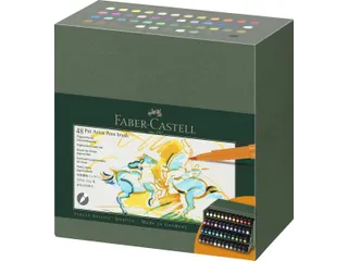 Tekenstift Faber Castell Pitt Artist Pen Brush 48 delig studiobox - 6
