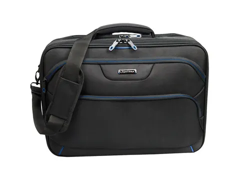 Laptoptas Lightpak Lima zwart polyester 17 inch