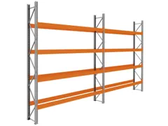 palletstelling,basis+1xaanbouw,HxBxD 4620x7500x1100mm,vakl. 3400kg