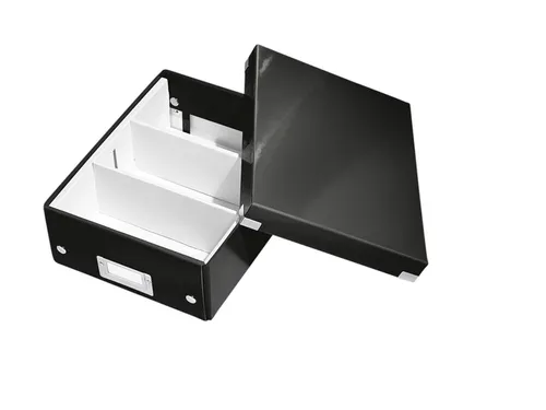 Sorteerbox WOW Click & Store 220x100x282mm zwart 84% gerecycled karton