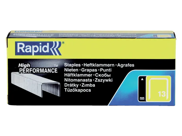 Nieten Rapid 13/6 gegalvaniseerd standaard 5000 stuks