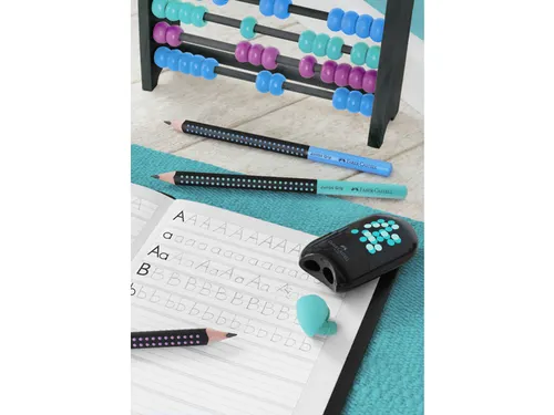 Grafietpotlood Grip 2001 two-tone zwart/turquoise