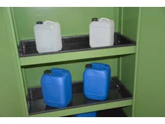 PE-element,v. bodemopvangbak,v. kast voor gevaarlijke stoffen