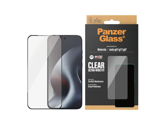PanzerGlass Screen Protector Motorola Moto G77 | Moto G67 | Moto G8