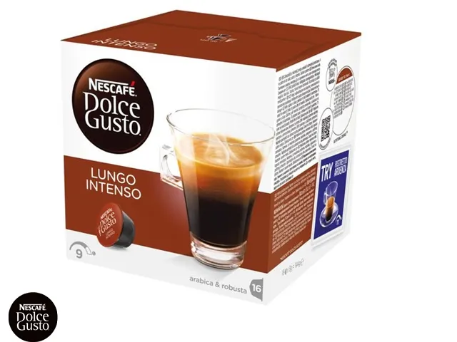 Koffiecups Dolce Gusto lungo intenso 16 stuks