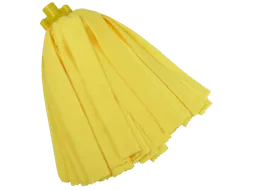 Vikan Microfibre draadmop microvezel stroken schroefdraad Geel