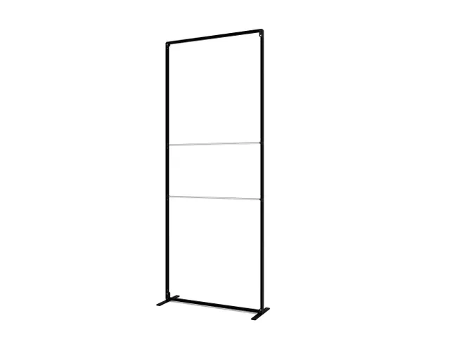 FlexFrame Modulair systeem beurswand 100x250cm Zwart frame