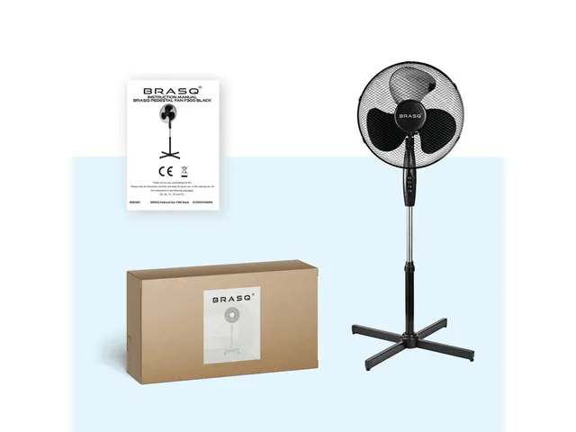 Statiefventilator BRASQ F300 Ø 40cm zwart