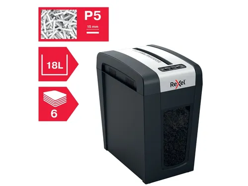 Papiervernietiger Rexel Secure MC6-SL snippers 2x15mm