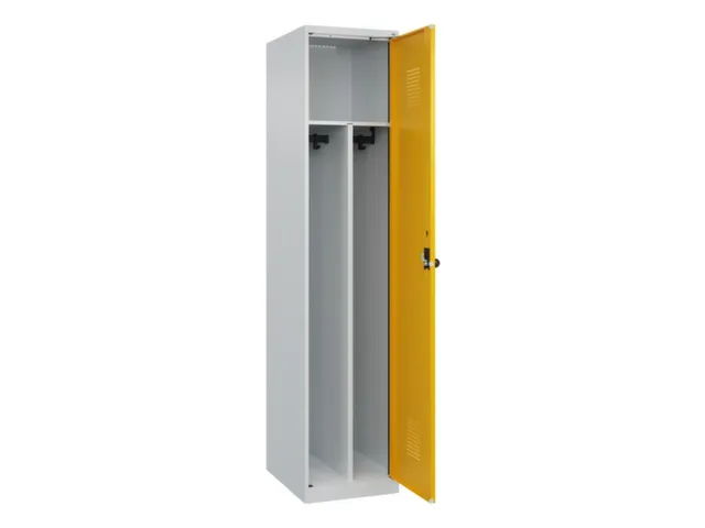 locker voor scheiding van kleding,HxBxD 1850x400x500mm,1vak