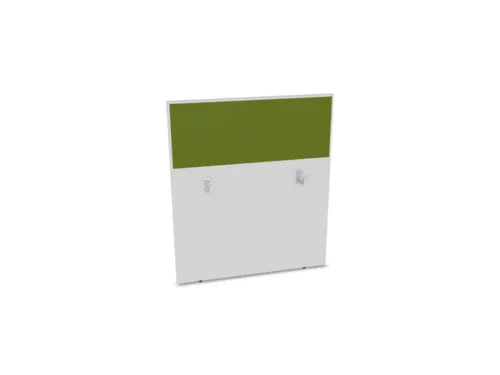 baliepaneel,v. bureau,aanbouw achter,B 1000mm,Bl-wit,BN7048-groen