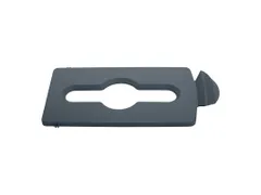 Deksel Mixed Recycling Voor Slim Jim Recyclingstation Grijs