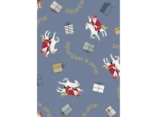 Haza Inpakpapier Sint en Co 200x70cm assorti - 3