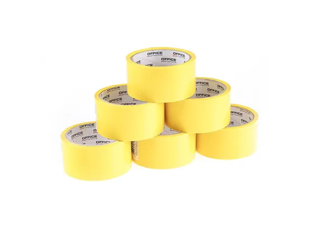 Verpakkingstape geel 48mmx46m