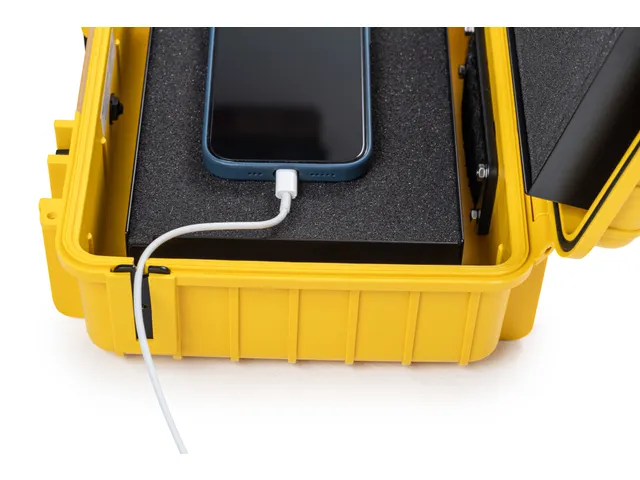 Accukluis Lithium-ion koffer Small Geel ADR Klasse 9