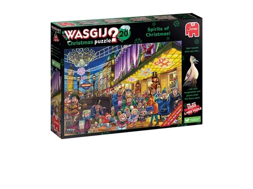 Puzzel Wasgij Christmas 20 De Geesten van de Kerstmis! 2x1000 stukjes