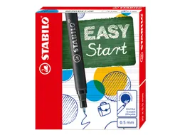 Rollerpenvulling STABILO Easyoriginal fijn blauw doosje à 20 stuks