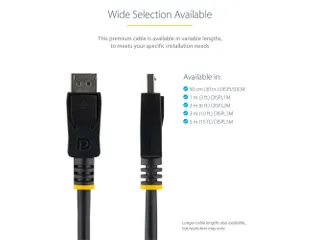 StarTech DisplayPort Kabel 2m 4K DP 1.2 VESA Gecertificeerd - 5