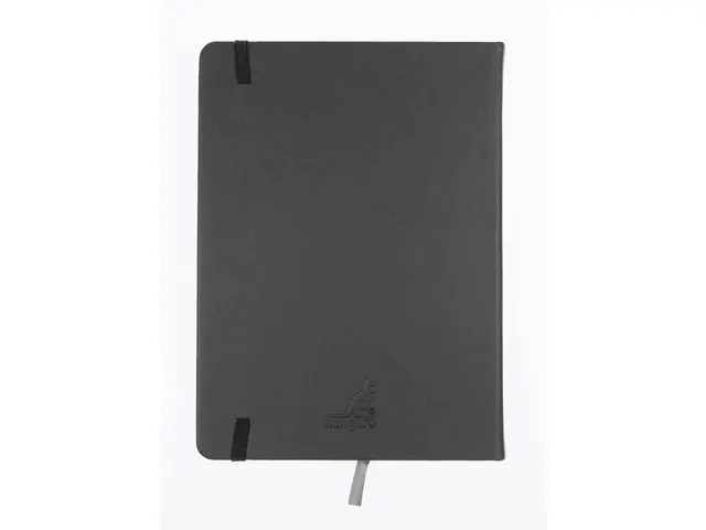 Schetsboek Kangaro A5 cold grey PU HC 80 vel 140gr roomwit met elastie