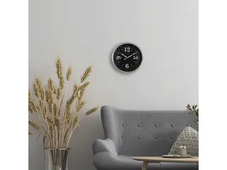Landelijke wandklok - 39cm - Stille klok - Wit/ ZIlver - NeXtime "Clas - 6
