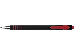 Balpen Lambda Intrekbaar Medium Rood