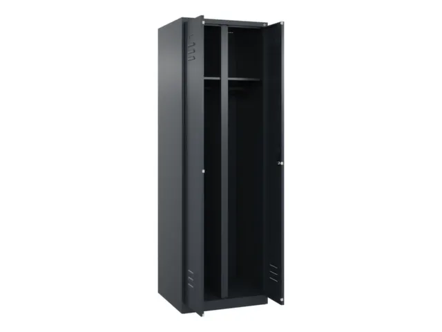 locker voor scheiding van kleding,HxBxD 1850x600x500mm,2vak