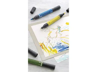 Tekenstift Faber-Castell Pitt Artist Pen duo marker etui a 10 stuks - 11