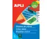 Apli Gekleurde Etiketten 105x37mm Rood