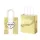 Cadeautas Folia goud kraft 24x31x12cm 20 stuks
