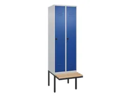 locker voor scheiding van kleding,HxBxD 2120x600x815mm,2vak