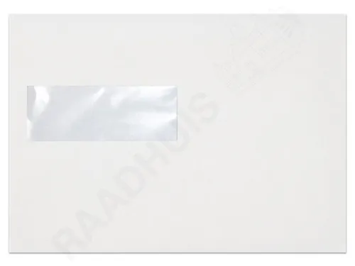 Dienstenvelop Venster Links Raadhuis 156x220mm Ea5 Wit Gegomd