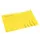 Vouwmap Secolor A4 ongelijk 225gr geel