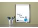 Nobo droog uitwisbaar whitebord met gewelfde lijst 35.5x28cm