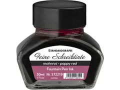 Encre calligraphique Standardgraph 30ml rouge pavot
