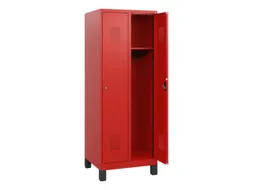 schoollocker,HxBxD 1630x600x500mm,2vak,vak B 300mm,cil.-slot,voeten