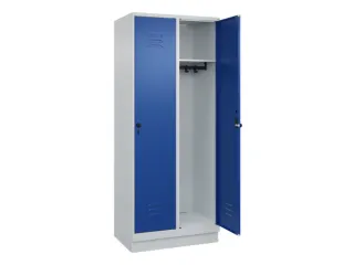 locker,HxBxD 1950x800x500mm,2vak,vak B 400mm,draaigrendel,sokkel - 2
