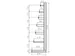 Rayonnage canitlever universel HxlxP 2000x4050x590mm 7bras (pied inclu