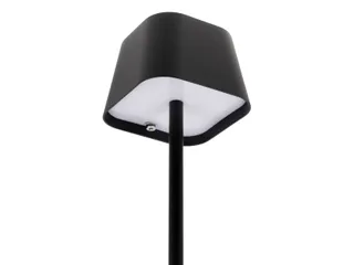 Securit Tafellamp Georgina LED Zwart oplaadbaar USB dimbaar - 5