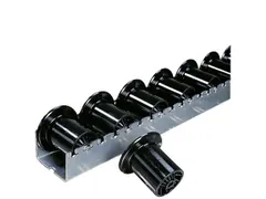 Rollenrails Spoorkransrollen V.kunststof Afstand 72Mm L 3600Mm