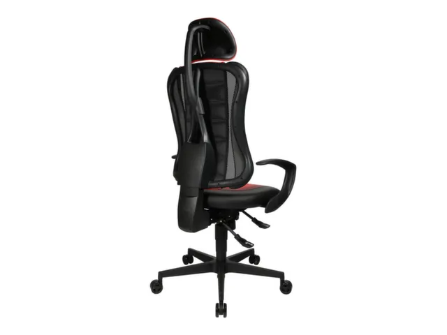 Topstar Bureaustoel Sitness Racer RS hoofdsteun zwart/rood