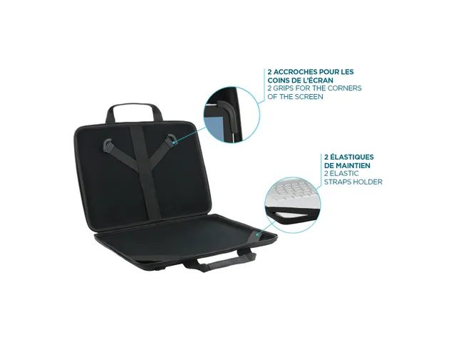 Mobilis TheOne Laptoptas 14 Inch Aktetas Zwart