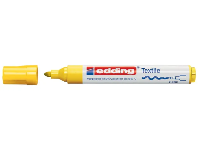 Textielmarker 4500 Geel
